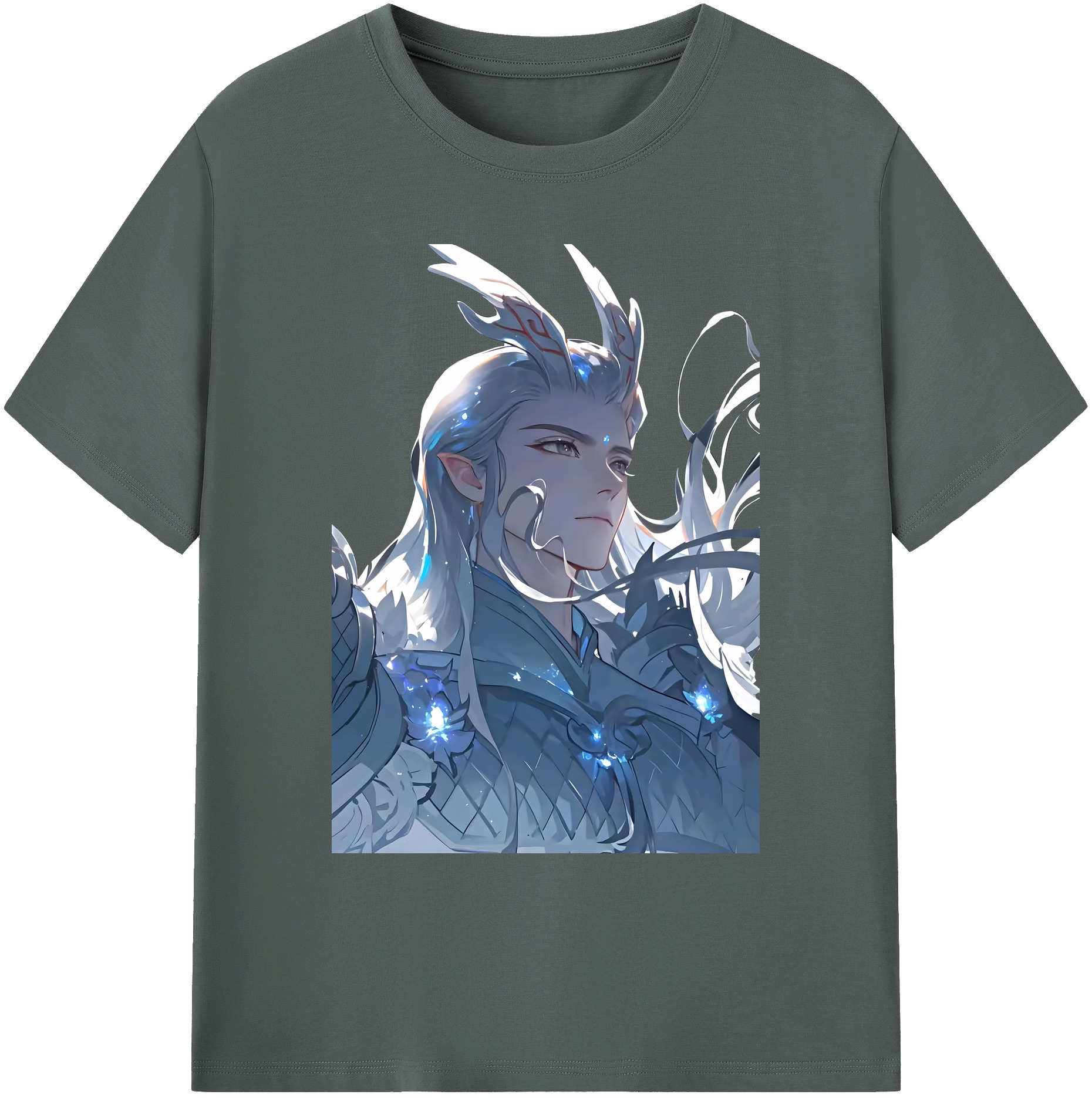 （画像用） Ne Zha 2 ナタ 魔童の大暴れ 綿100％ メンズ半袖Tシャツ｜肌触りやわらか＆通気性